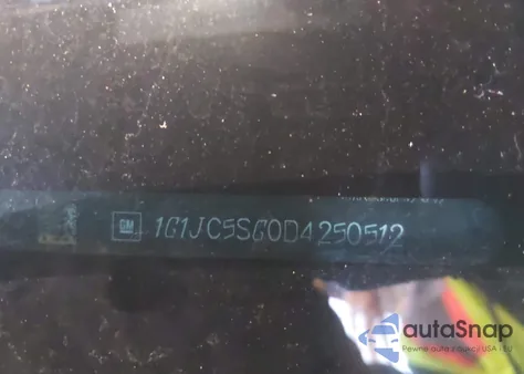 2013 Chevrolet Sonic Lt Auto z USA, uszkodzony, nr VIN 01G1JC5SG0D425051